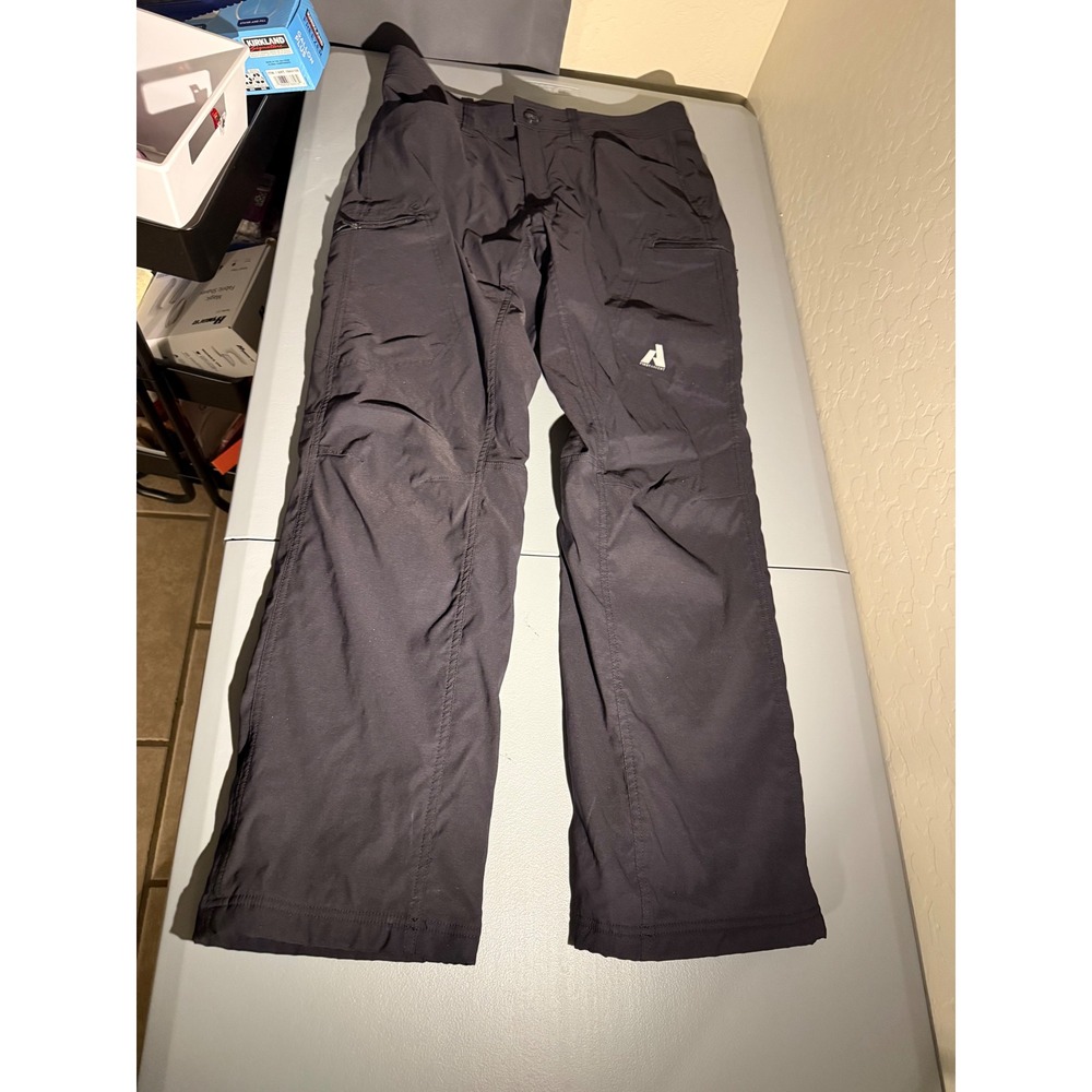 Eddie Bauer First Ascent Guide Pro Fleece Lined Pants Mens 34x32 Black 13151203